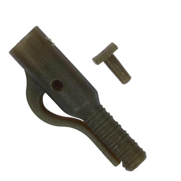 10kom - Kopča za bočno olovo Giants Fishing Standard Lead Clip Green