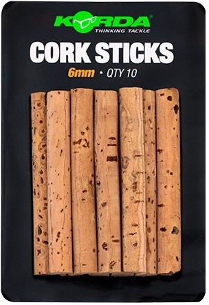 10kom - Korkové Tyčinky Korda Cork Sticks