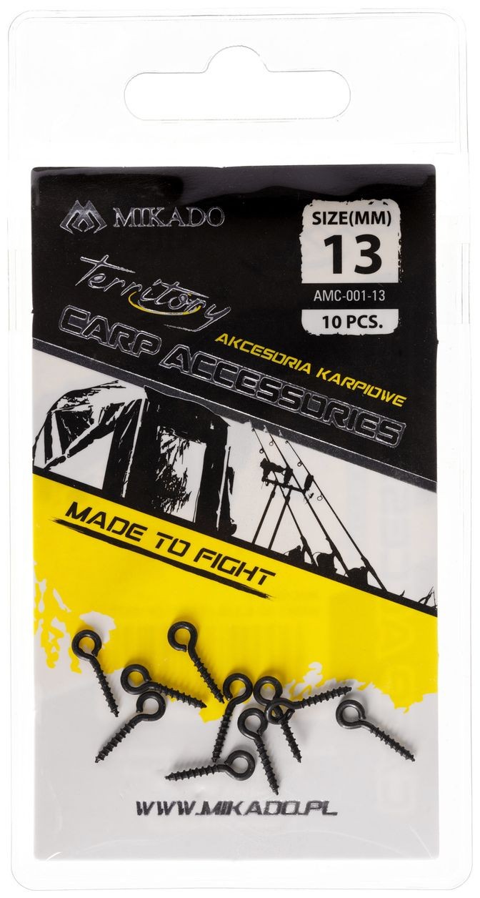 10kom - Metalni Vijak Mikado Na Boilies Veličina 13mm