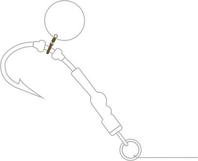 10kom - Micro Vrtilica Delphin The End Rings Mini