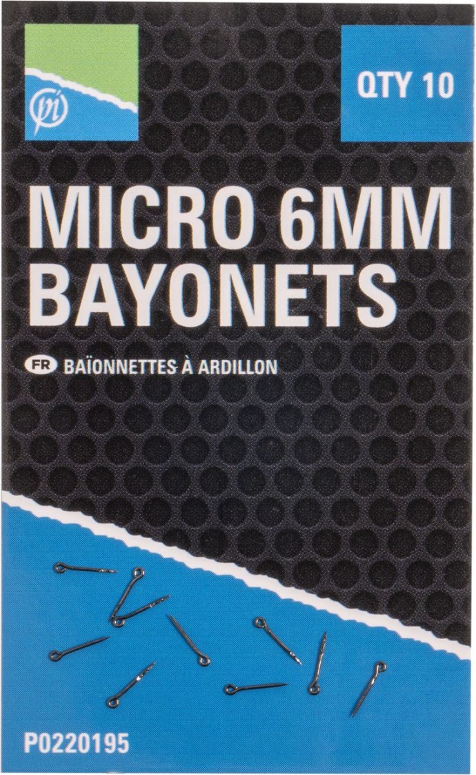 10kom - Mikrobajoneti Preston Micro 6mm Bayonets