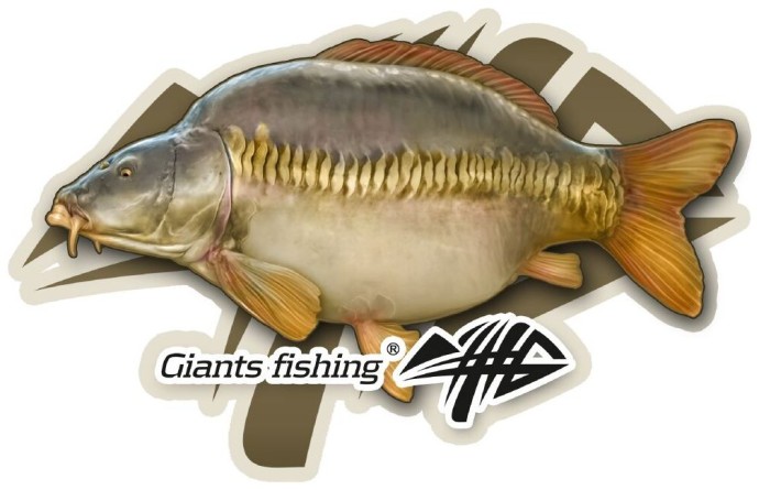 10kom - Mix naljepnica Giants Fishing Šaran Ljuskavi