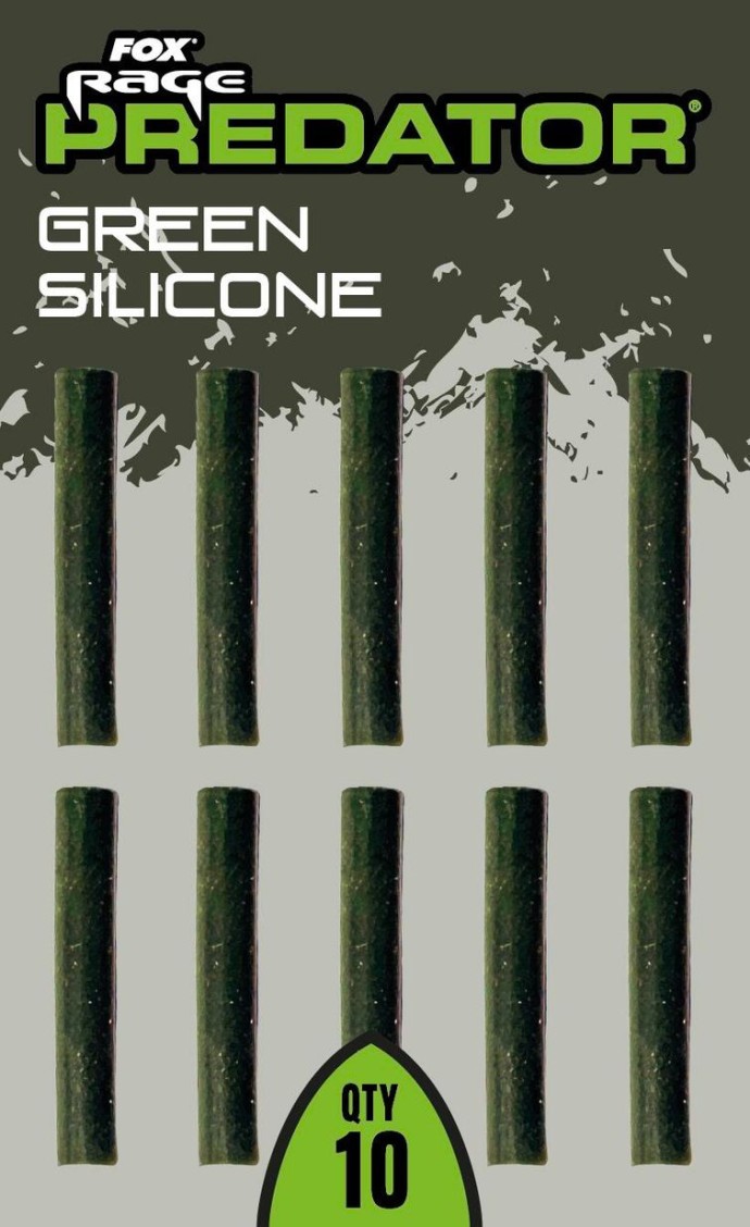 10kom - Navlake Rage Predator Green Silicone