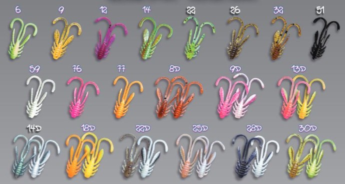 10kom - Nymfa Crazy Fish Allure 2,7cm 0,3gr