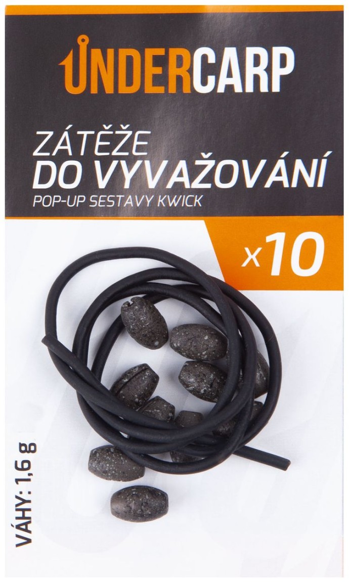 10kom - Olova za balansiranje POP-UP sustava UnderCarp Kwick Težina 1,6gr