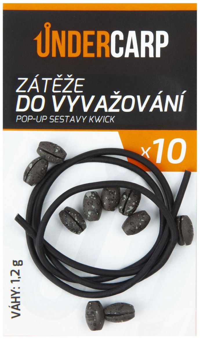 10kom - Olova za balansiranje UnderCarp POP-UP sustava Kwick 1,2g