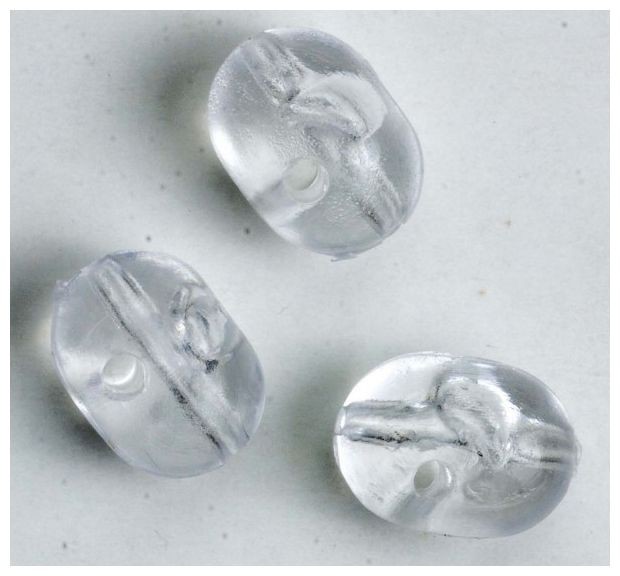 10kom - Perle Aquantic Crossbeads 5mm Prozirna