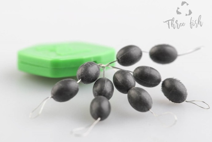 10kom - Perlice Zfish Tungsten Oval Beads