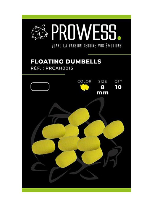 10kom - Plovući Umjetni Mamac Prowess Dumbells EVA