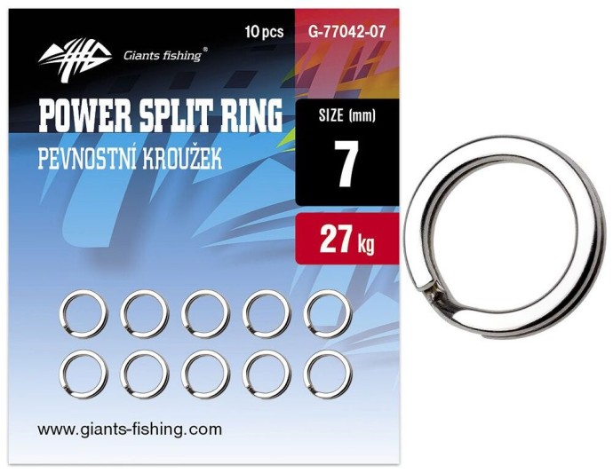10kom - Prsten visoke čvrstoće Giants Fishing Power Split Ring