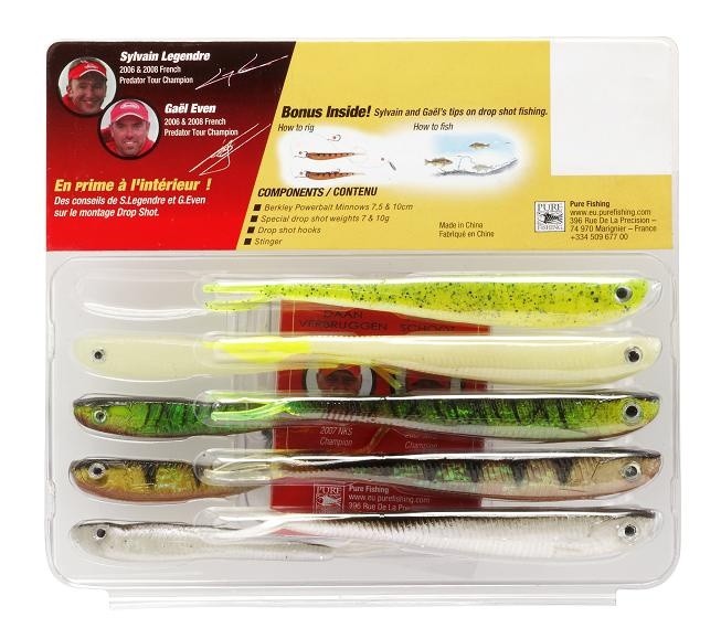 10kom - Set Gumovih Mamaca Berkley PowerBait Pro Pack Drop Shot Assorted