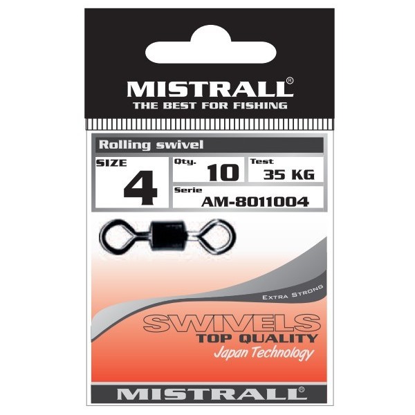 10kom - Snažna Vrtilica Mistrall Swivel