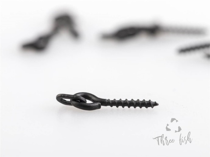 10kom - Svrdlo s prstenom Zfish Bait Screw & Oval Ring