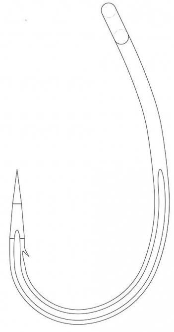 10kom - Udica Avid Carp Armorok Hooks Curve Barbed