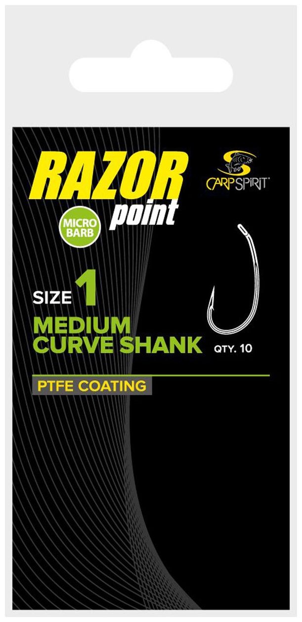 10kom - Udica Carp Spirit Medium Curve Shank - MCS