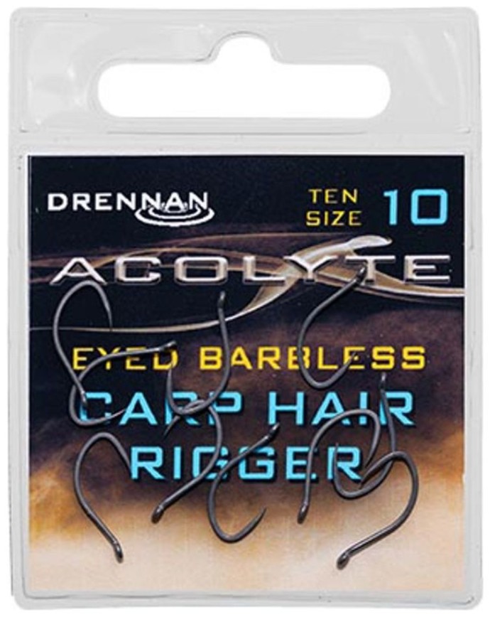 10kom - Udica Drennan Acolyte Carp Hair Rigger Barbless