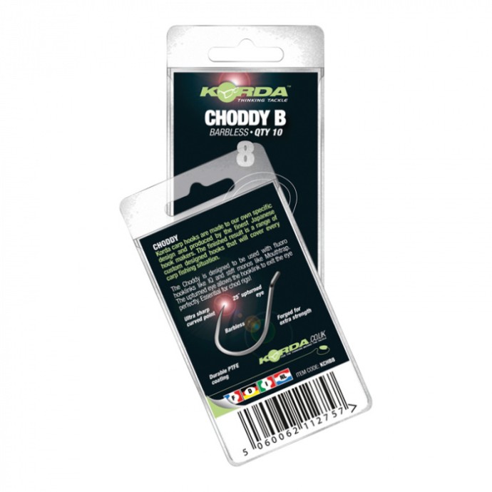 10kom - Udica Korda Choddy Barbless