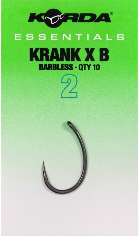 10kom - Udica Korda Essential Krank X Barbless