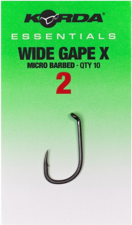 10kom - Udica Korda Essentials Wide Gape Barbed