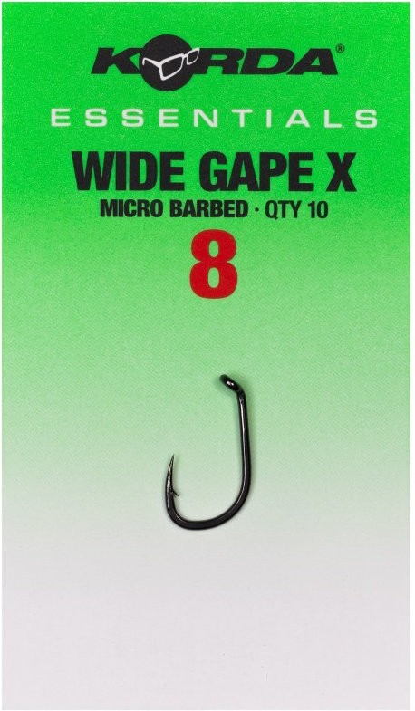 10kom - Udica Korda Essentials Wide Gape Barbed