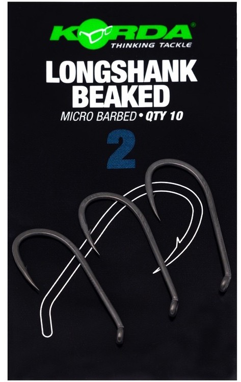 10kom - Udica Korda Long Shank Beaked Barbed