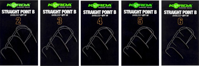 10kom - Udica Korda Straight Point Barbless