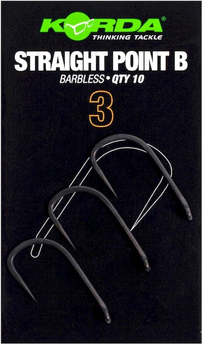 10kom - Udica Korda Straight Point Barbless