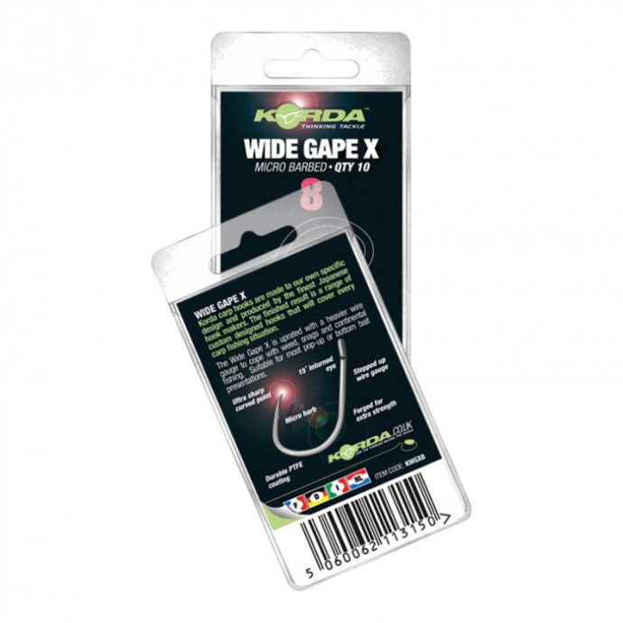 10kom - Udica Korda Wide Gape X