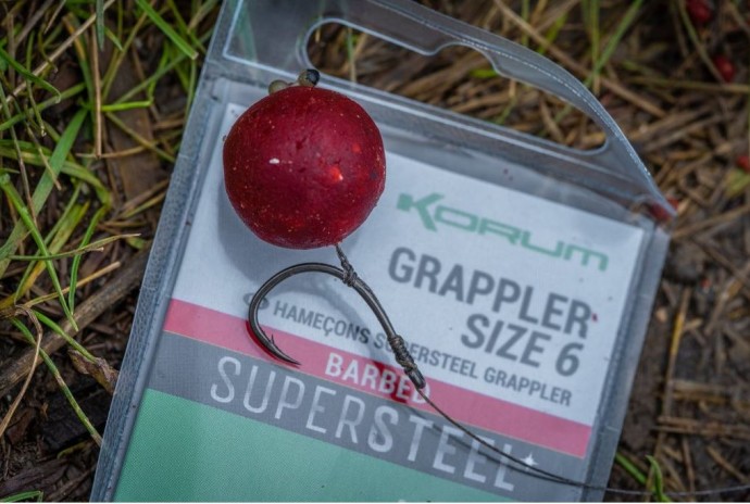 10kom - Udica Korum Grappler Hooks Barbed