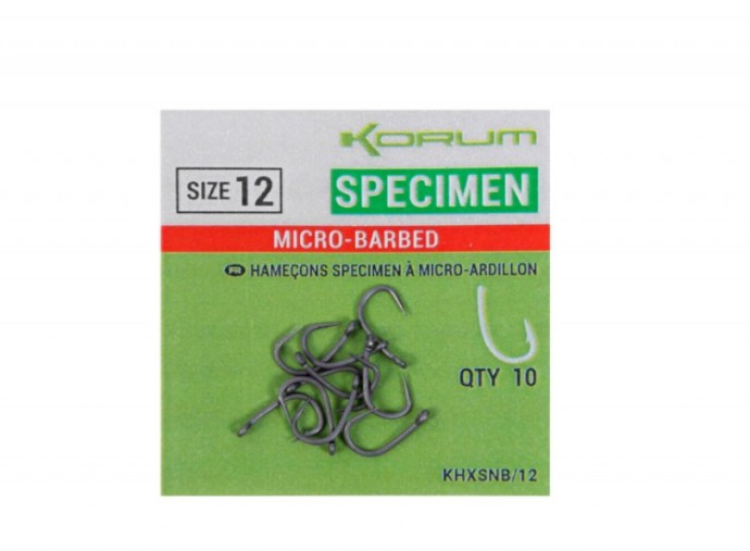 10kom - Udica Korum Xpert Specimen Hooks Barbed