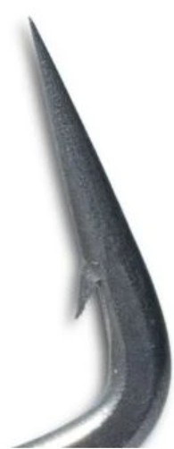 10kom - Udica Nash Twister Long Shank X