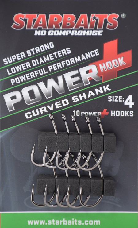 10kom - Udica Starbaits Power Curved Shank