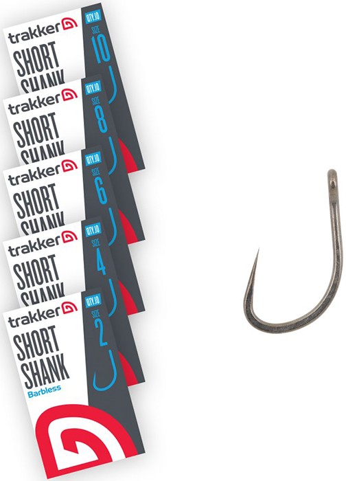 10kom - Udica Trakker Short Shank Hooks Barbless