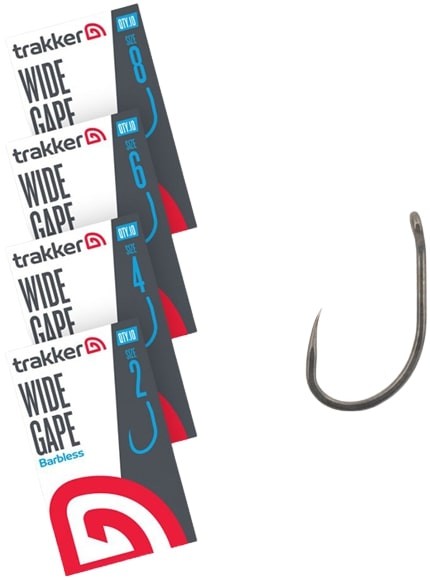 10kom - Udica Trakker Wide Gape Hooks Barbless