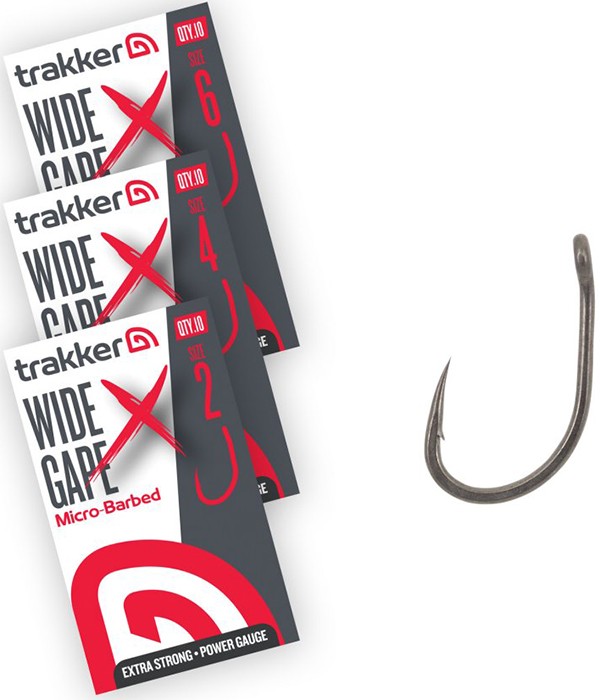 10kom - Udica Trakker Wide Gape XS Hooks Micro Barbed