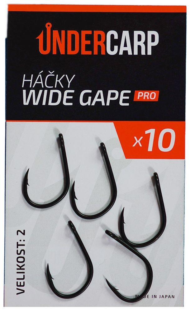 10kom - Udica UnderCarp Wide Gape PRO