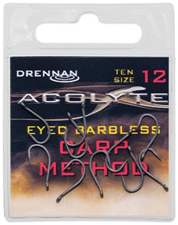 10kom - Udice Bez Kontrakuke Drennan Acolyte Carp Method Barbless
