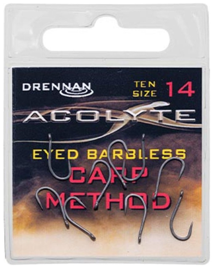 10kom - Udice Bez Kontrakuke Drennan Acolyte Carp Method Barbless