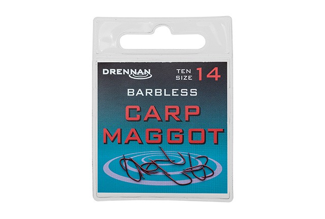10kom - Udice bez Protihoda Drennan Carp Maggot Barbless