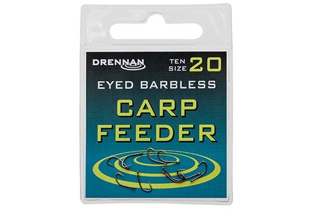 10kom - Udice bez Protihrota Drennan Eyed Carp Feeder Barbless