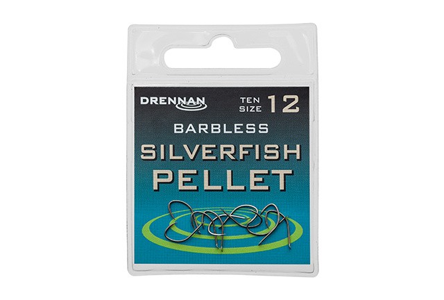 10kom - Udice bez Protihrota Drennan Silverfish Pellet Barbless