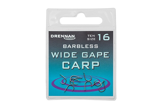 10kom - Udice bez Protihrota Drennan Wide Gape Carp Barbless