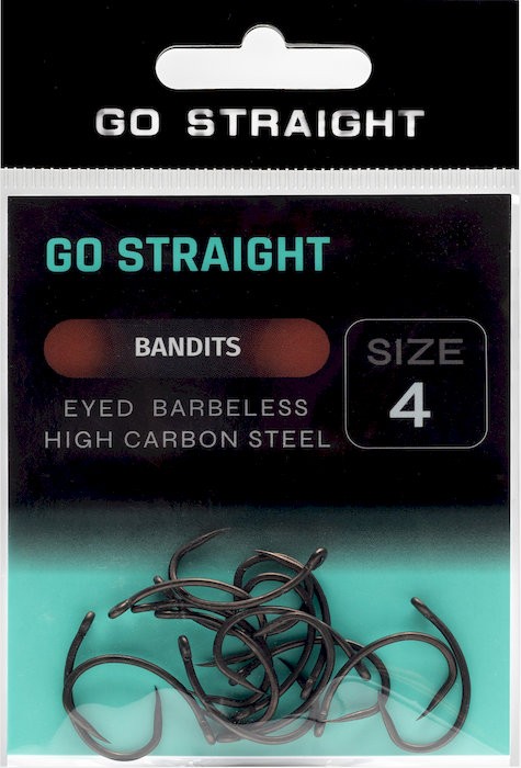 10kom - Udice Go Straight Bandits Barbless Veličina 4