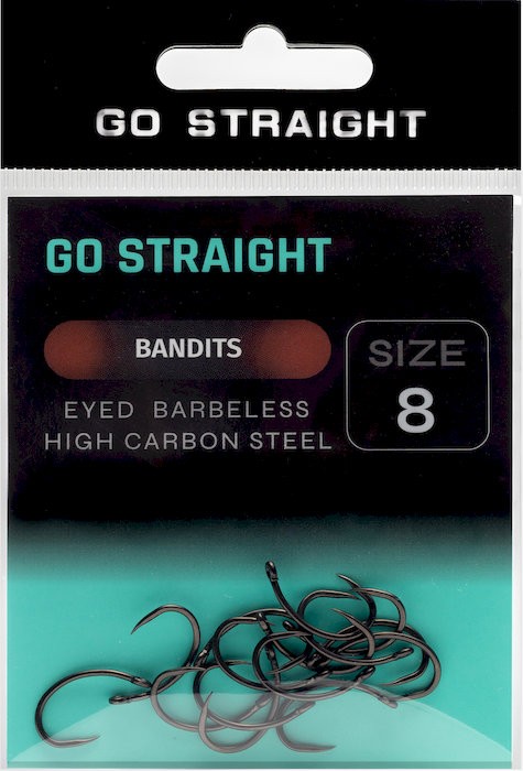 10kom - Udice Go Straight Bandits Barbless Veličina 8