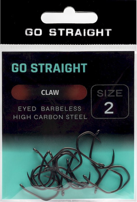 10kom - Udice Go Straight Claw Barbless