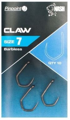 10kom - Udice Nash Claw Barbless