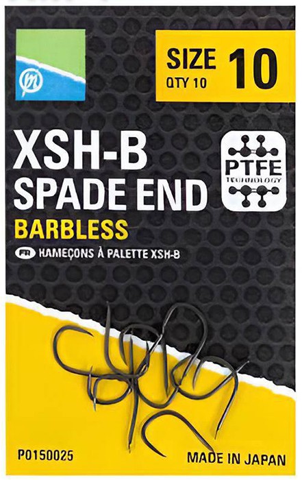 10kom - Udice Preston XSH-B Hooks Spade End