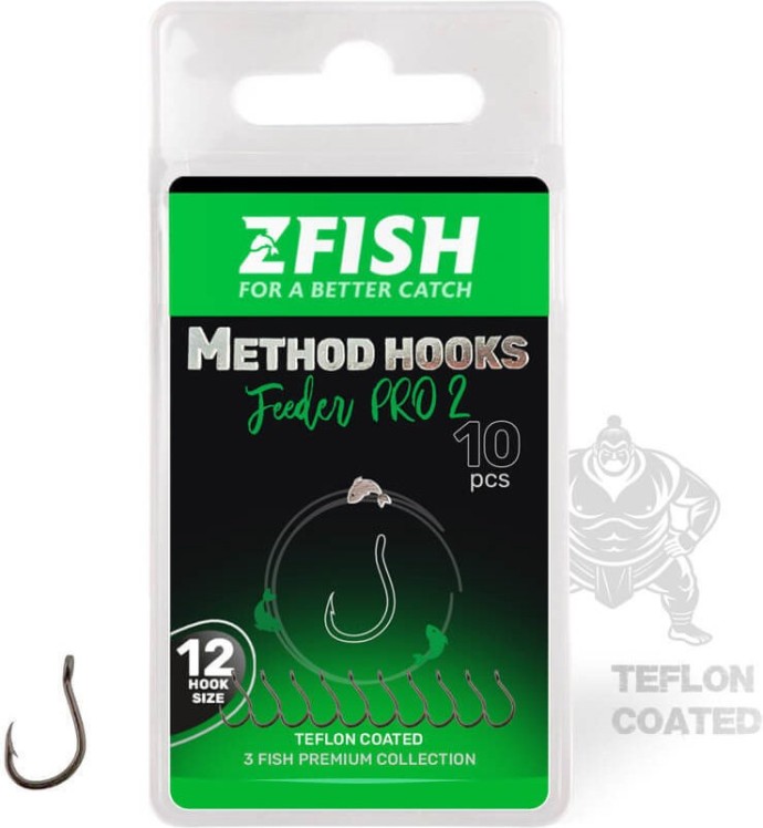10kom - Udice Zfish Method Feeder Pro 2