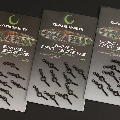 10kom - Vijak s vrtilicom Gardner Covert Swivel Bait Screws Anti Glare