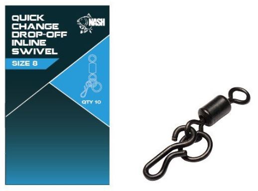 10kom - Vrtilica Nash Quick Change Drop Off Inline Swivel 8